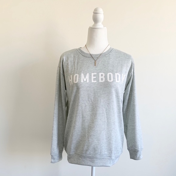 Homebody classic grey comfy sweatshirt size small - Picture 6 of 8